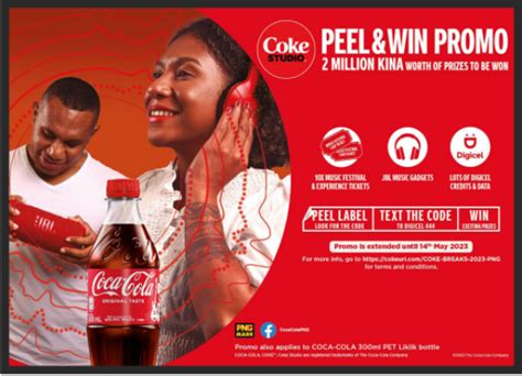 coca cola peel and win codes